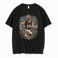 Officials Washington Commanders Runs In My Blood Mascot Skeleton Black Mens Premium T Shirt