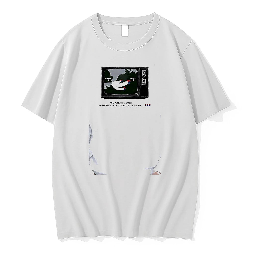 Officials We Are The Boys Who Will Win Your Little Game Premium T Shirt