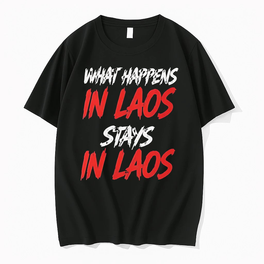 Officials What Happens In Laos Stays In Laos Travel Tee Premium T Shirt