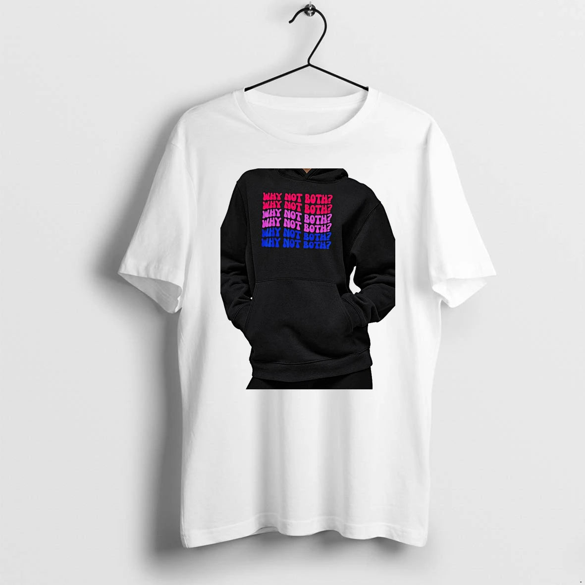 Officials Why Not Both Pride Bisexual Flag Premium T Shirt