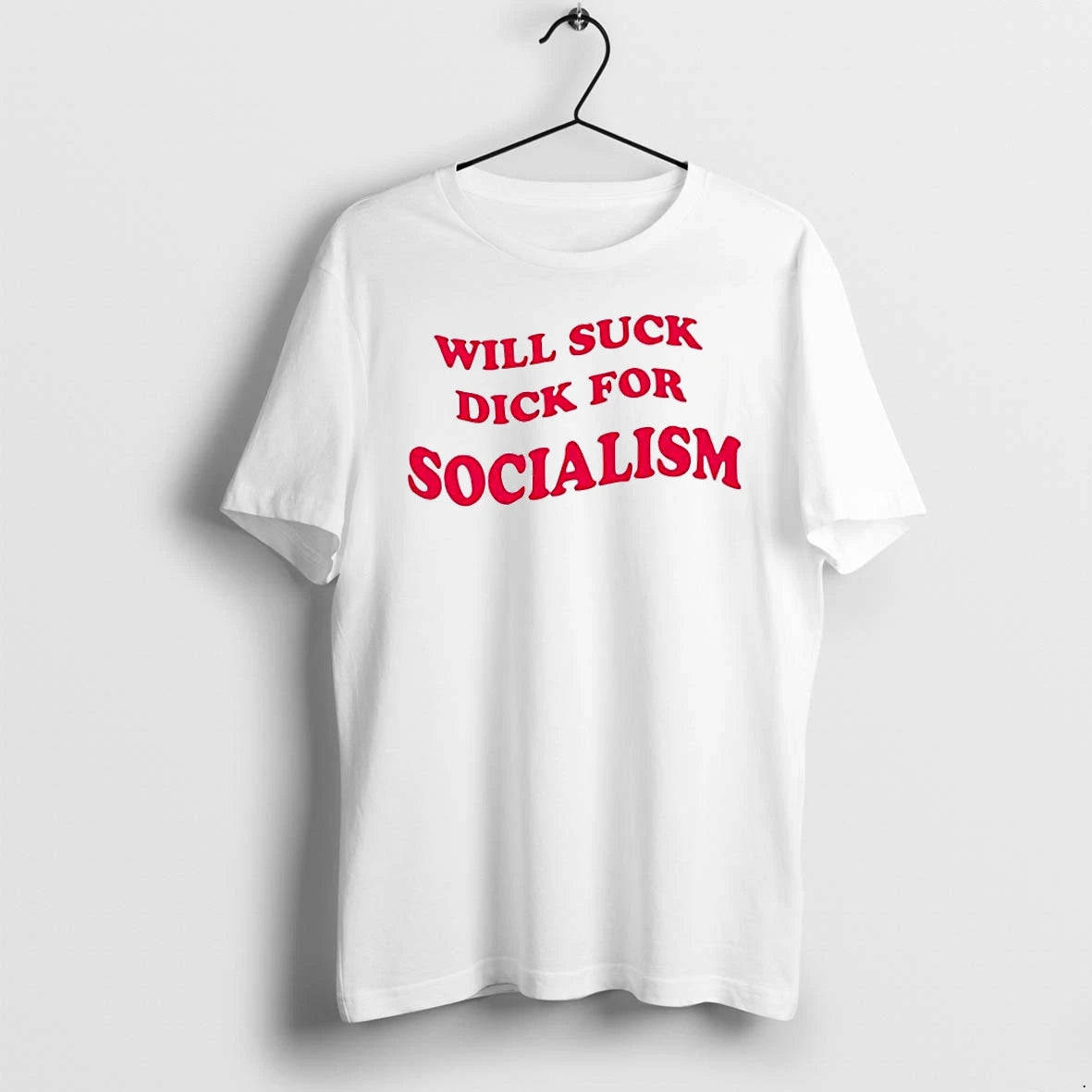 Officials Will Suck Dick For Socialism Political Humor Premium T Shirt