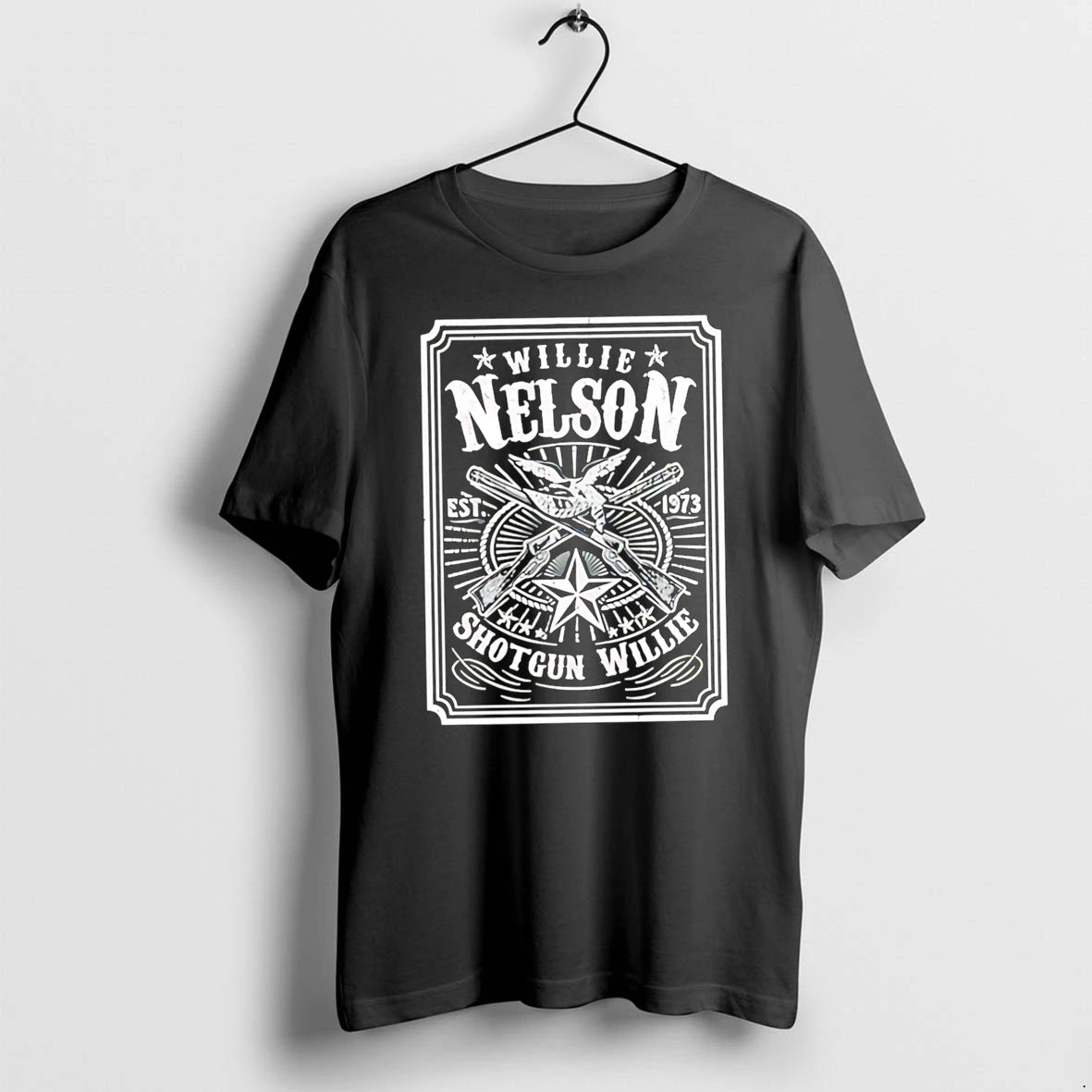 Officials Willie Nelson Shotgun Willie Est 1973 Premium T Shirt