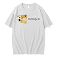 Officials Windoge 8 Doge Windows Logo Parody Tee Premium T Shirt