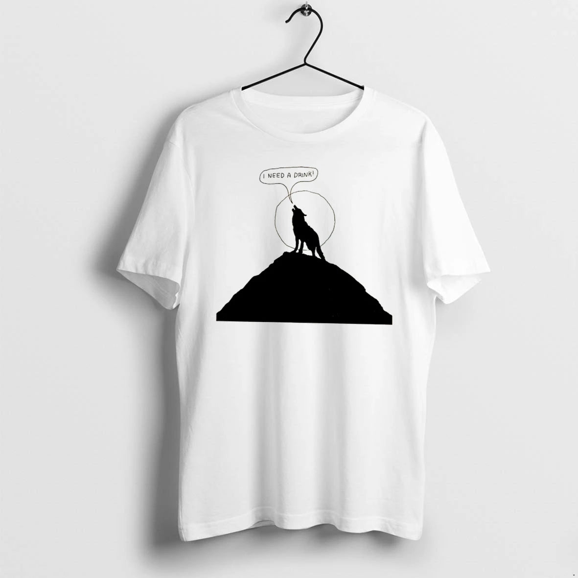 Officials Wolf I Need A Drink Paint Tee Premium T Shirt