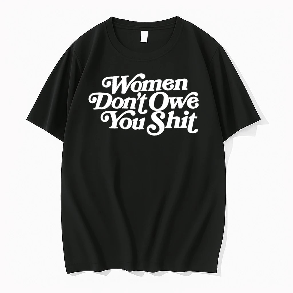 Officials Women Dont Owe You Shit Women Black Premium T Shirt