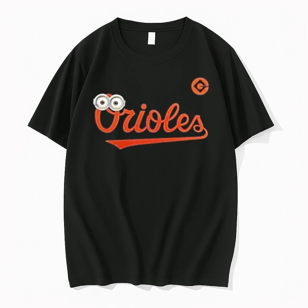 Officials Baltimore Orioles X Minions Fan Premium T Shirt