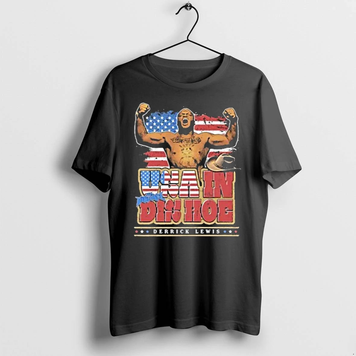 Officials Derrick Lewis Usa In Dis Hoe Premium T Shirt