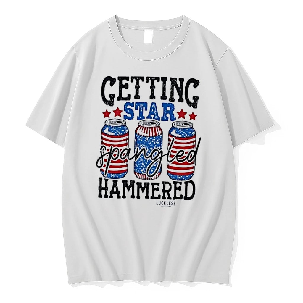 Officials Getting Star Spangled Hammered Premium T Shirt