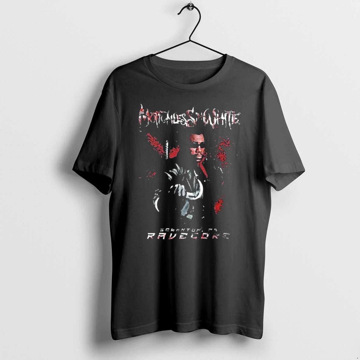 Officials Motionless In White Decades Tour 2026 Scranton Pa Ravecore Blade Premium T Shirt