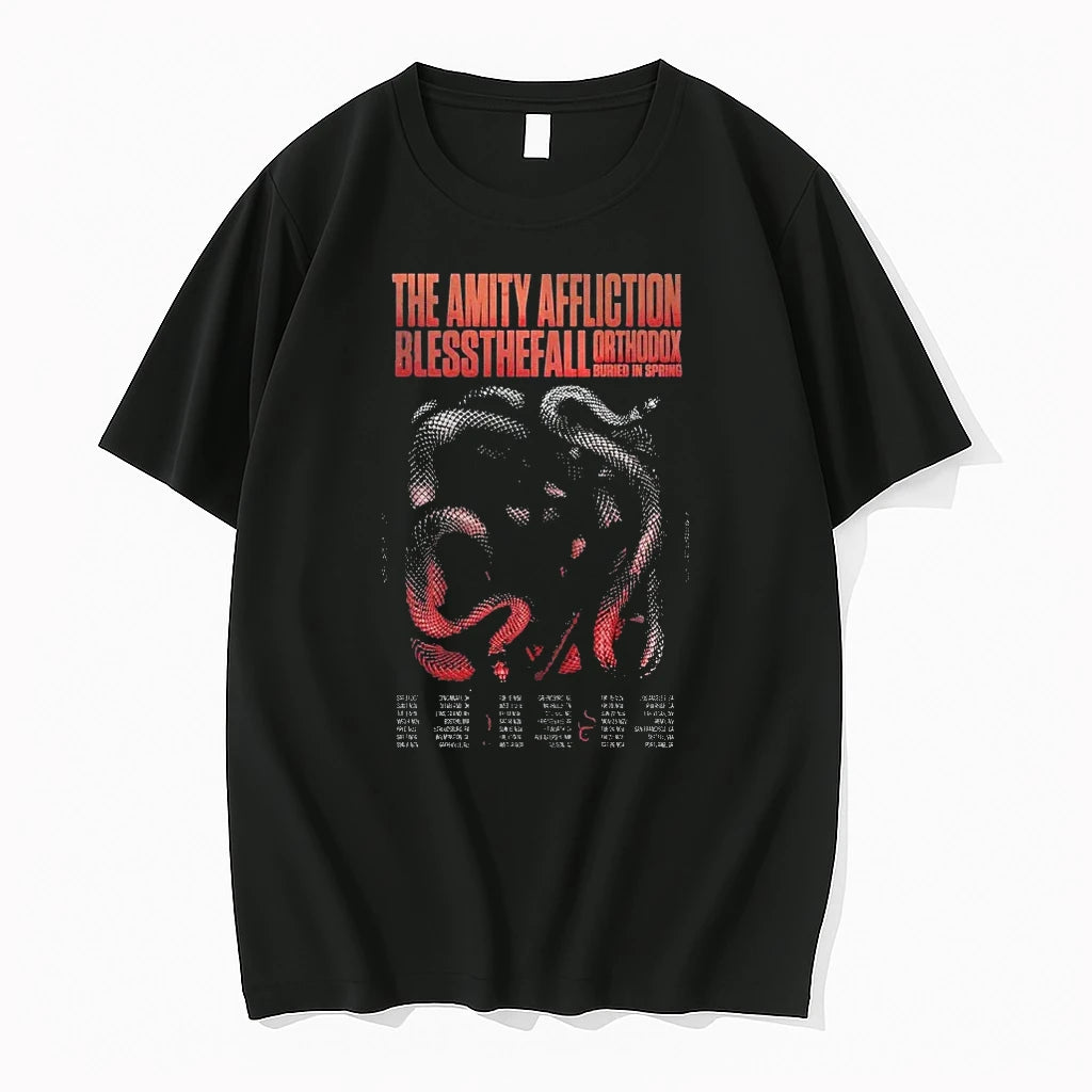 Officials The Amity Affliction House Of Cards Usa Tour 2026 Dates Premium T Shirt