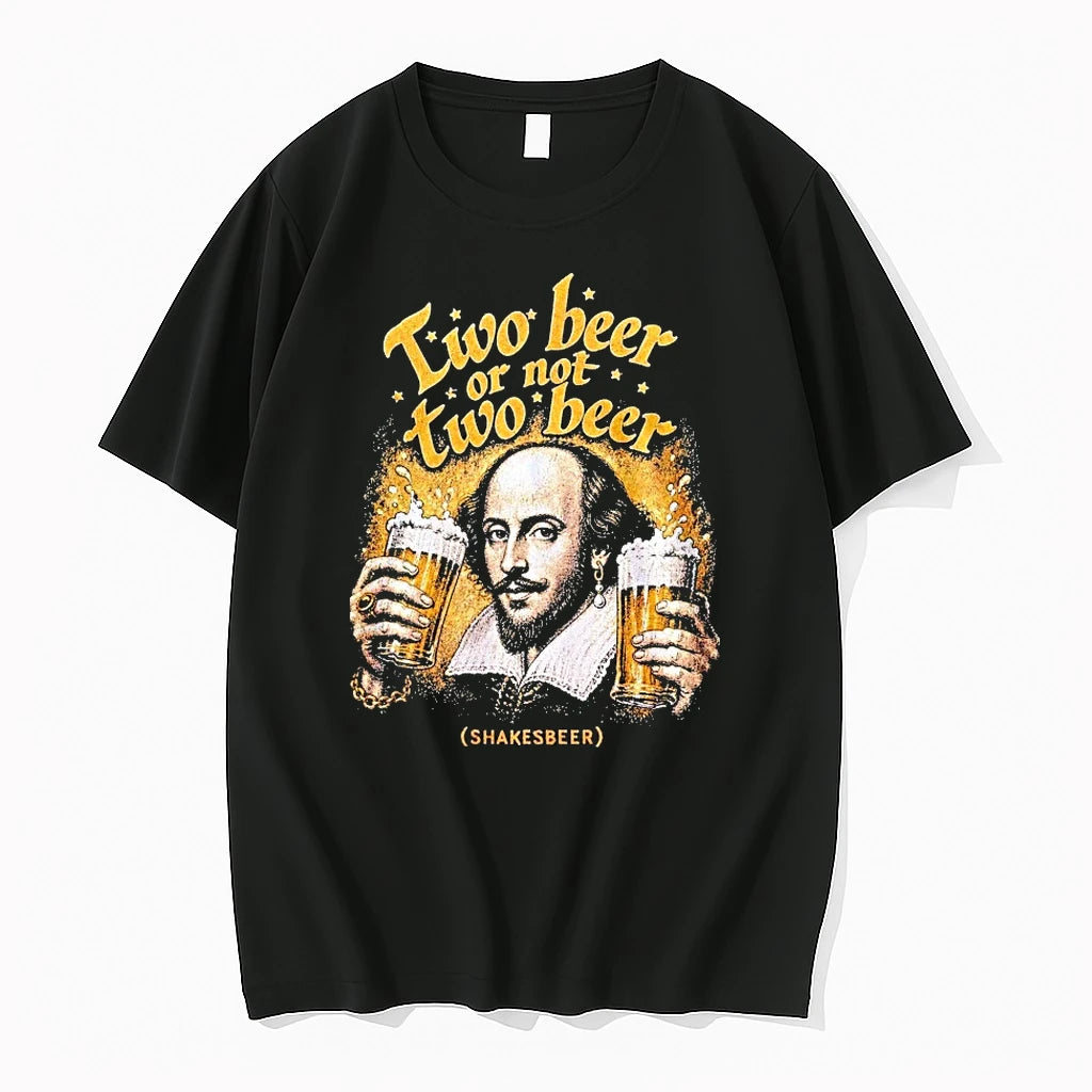 Officials Two Beer Or Not Two Beer Shakesbeer Premium T Shirt