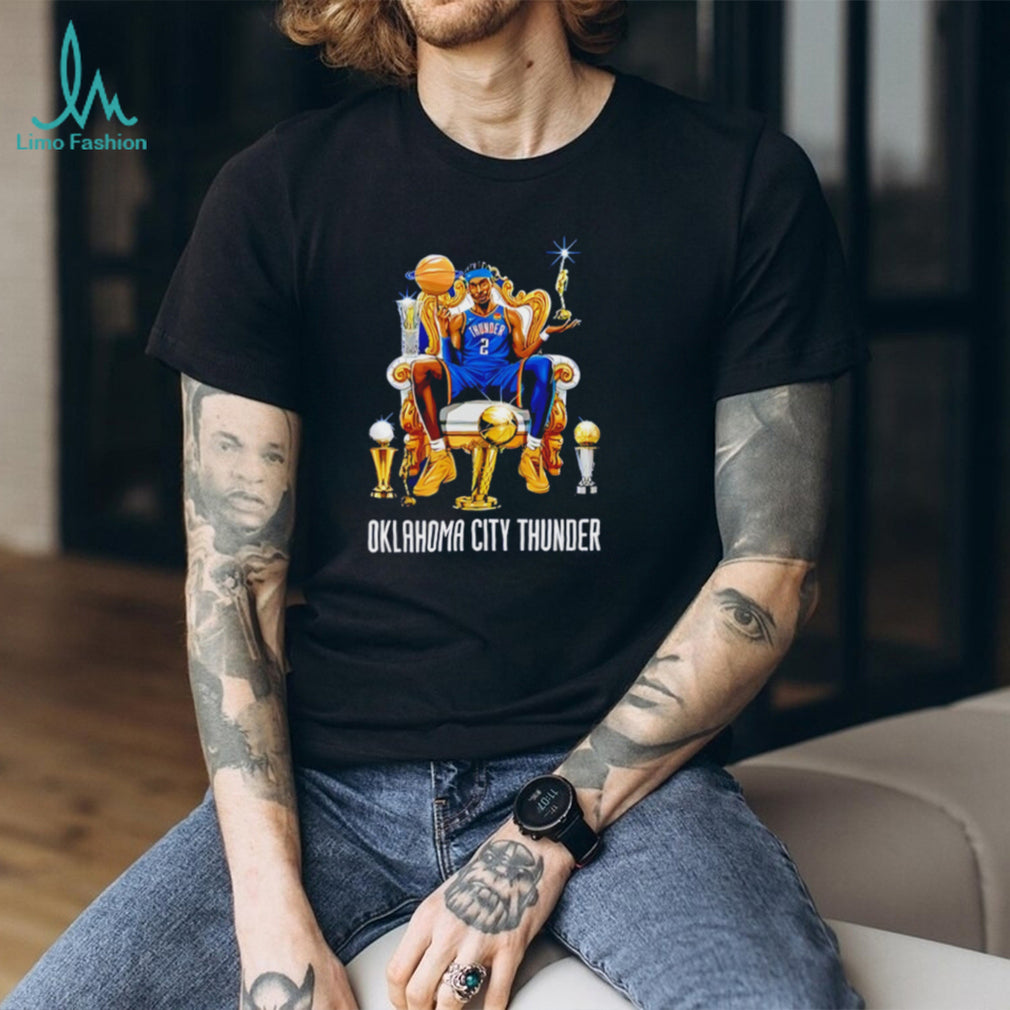 Oklahoma City Thunder Shai Gilgeous Alexander Trophy King T Shirt