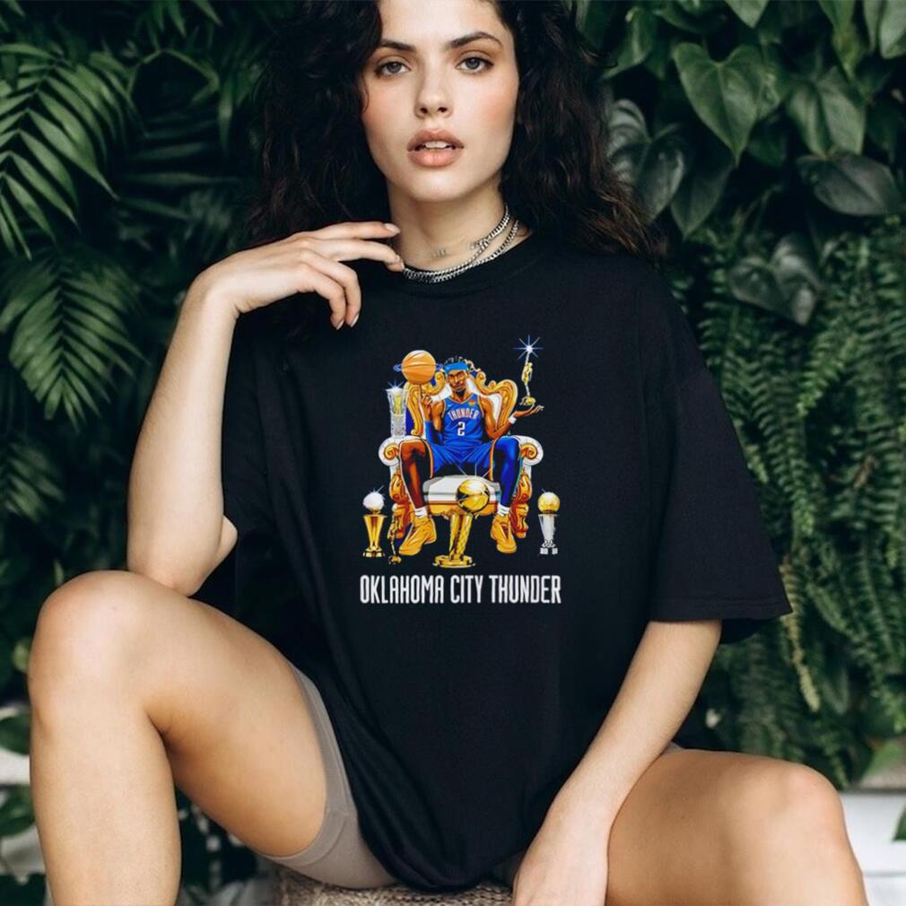 Oklahoma City Thunder Shai Gilgeous Alexander Trophy King T Shirt
