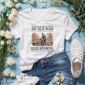 Old Man Bricklayer Construction Worker Funny Sixties Shirt
