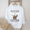 Old Man Guitar Player Eighties Birthday Gift Vintage Acoustic Musician Fan Shirt