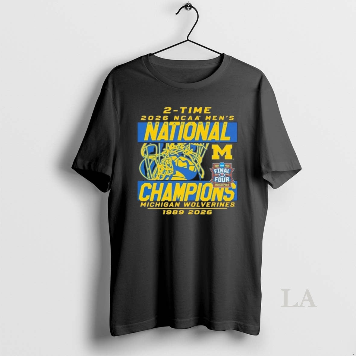 Original 2 Time Michigan Wolverines 2026 Ncaa Mens Basketball National Champions