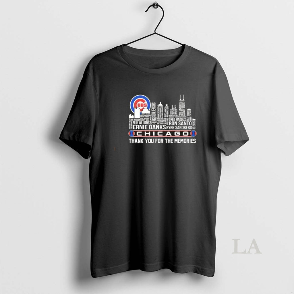 Original 2026 Chicago Cubs Baseball All Names City Thank You For The Memories Skyline