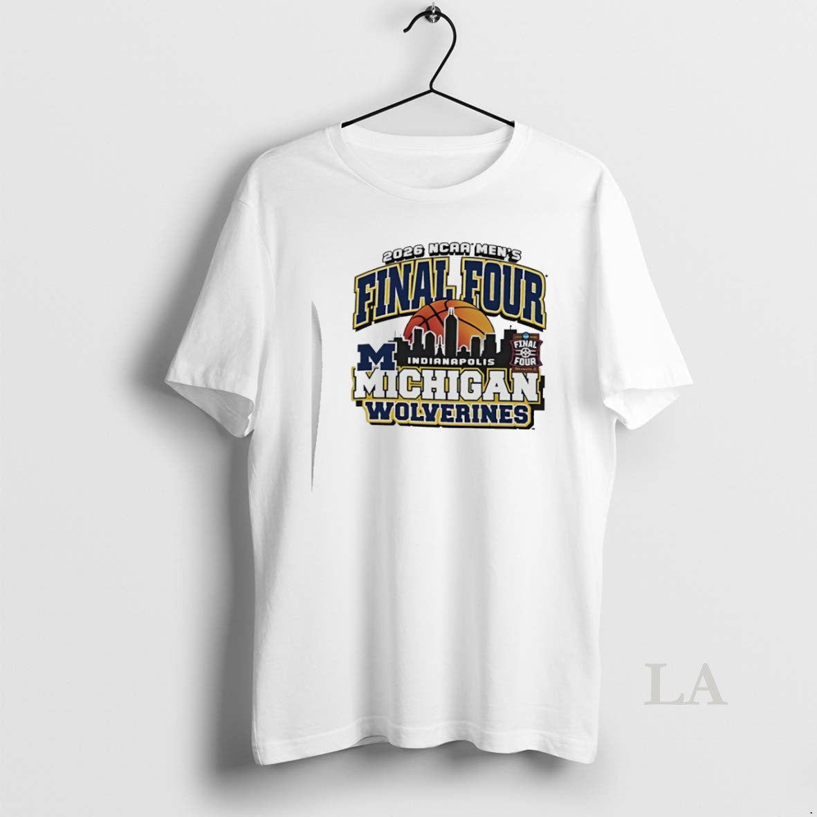 Original 2026 Mens Basketball Final Four Michigan Wolverines Skyline