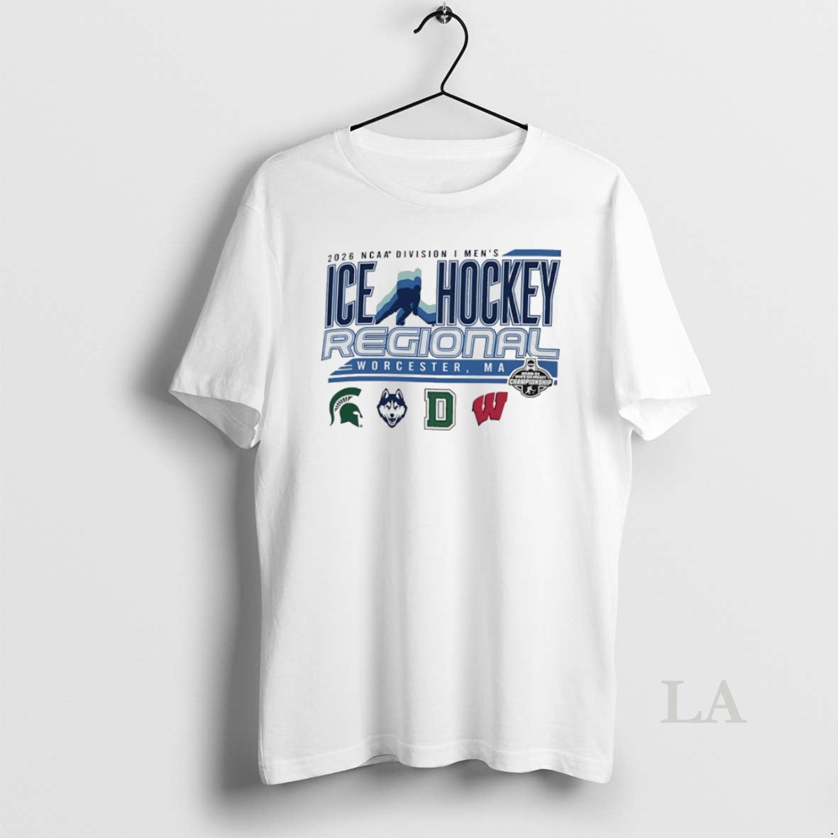 Original 2026 Ncaa D I Mens Ice Hockey Regional Worcester Logos
