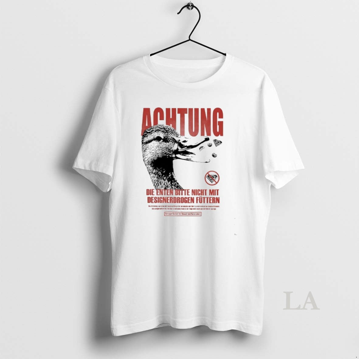 Original Achtung Die Enten Bitte Nicht Mit Designerdrogen Futtern