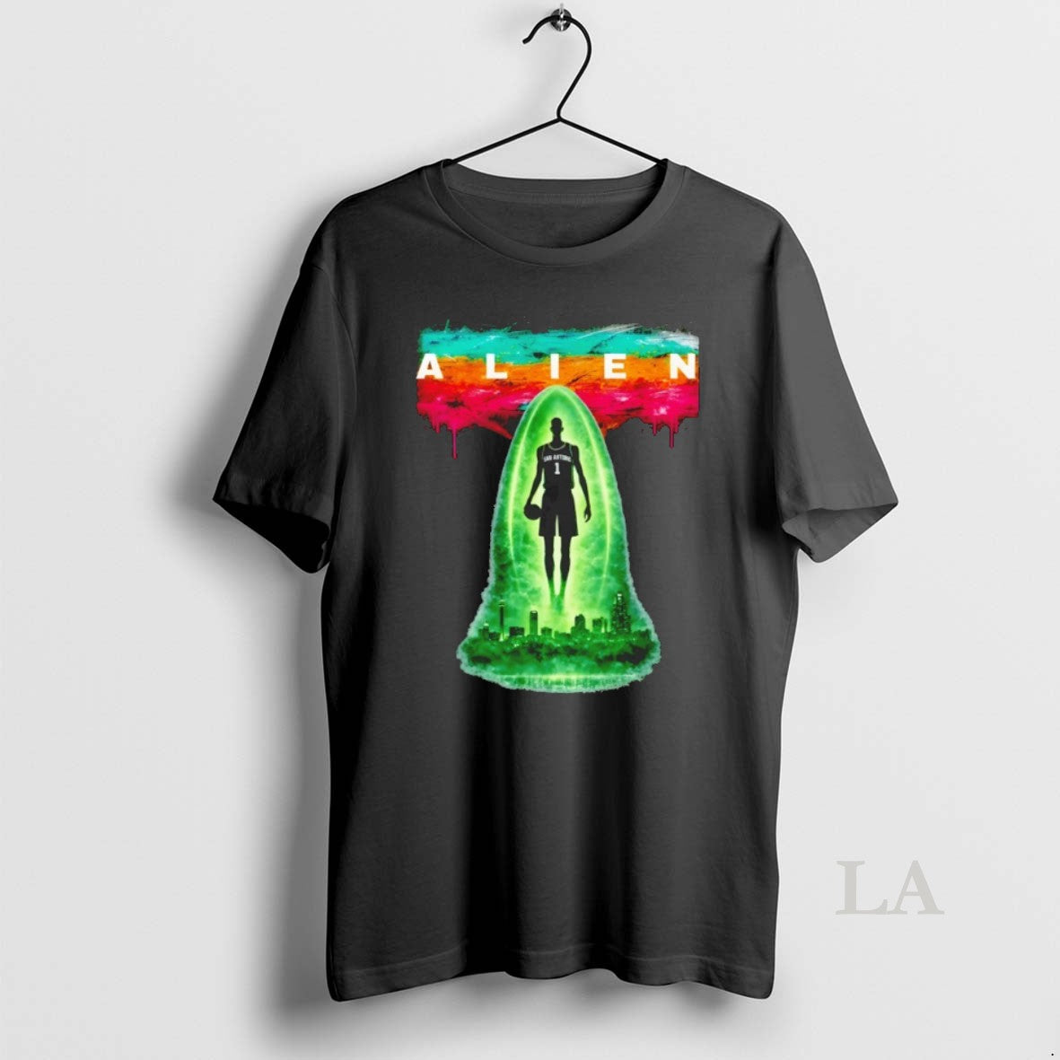 Original Alien Victor Wembanyama San Antonio Spurs Basketball Go Spurs Go