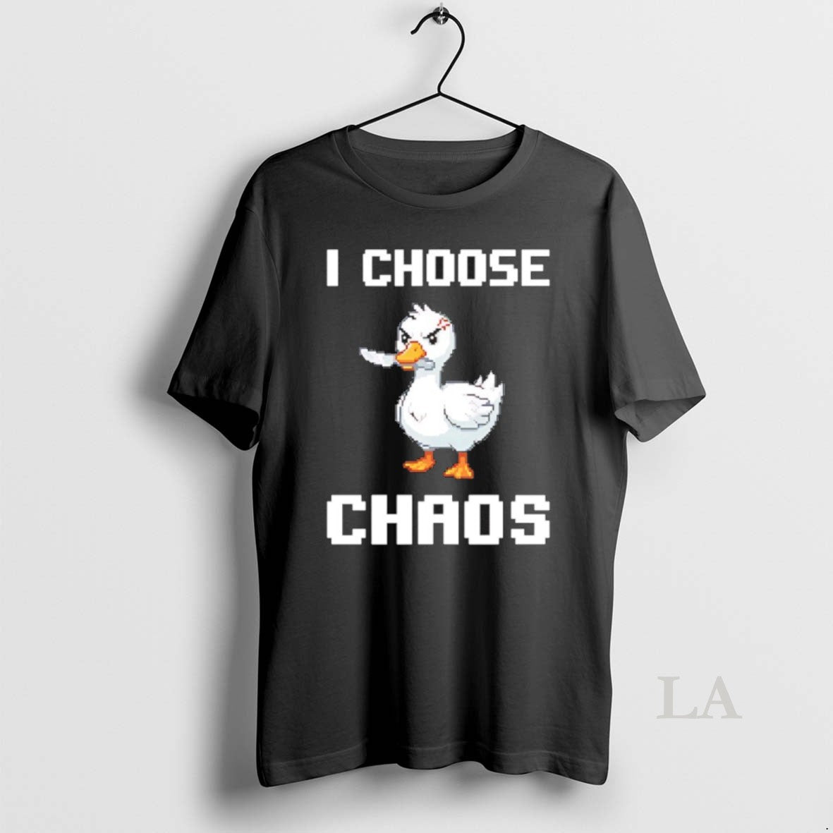 Original Angry Pixel Duck With Knife I Choose Chaos Meme