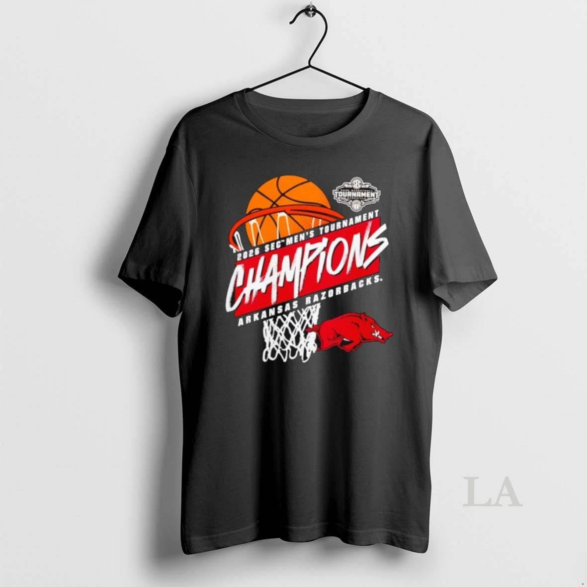 Original Arkansas Razorbacks 2026 Sec Mens Basketball Tournament Champions Nets