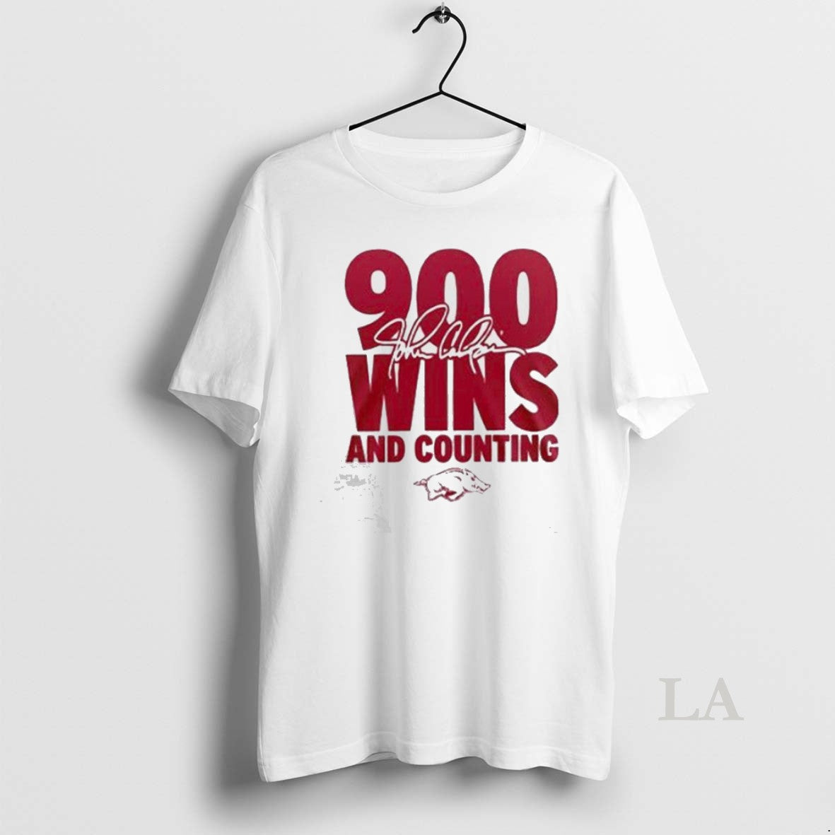 Original Arkansas Razorbacks X Coach John Calipari 900 Wins And Counting
