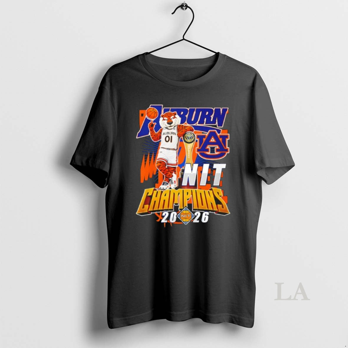 Original Auburn Tigers Basketball 2026 Nit National Invitational Tournament Champions Mascot