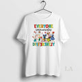 Original Autism Awareness Everyone Communicates Differently Cartoon