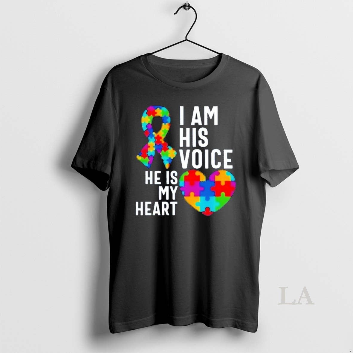 Original Autism I Am His Voice He Is My Heart