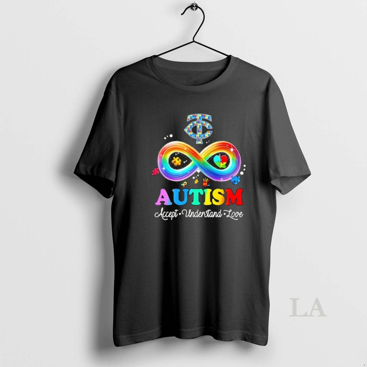 Original Autism Accept Understand Love Minnesota Twins Baseball Logo