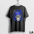 Original Baltimore Ravens Football Skull Hip Hop Us Flag Graphic