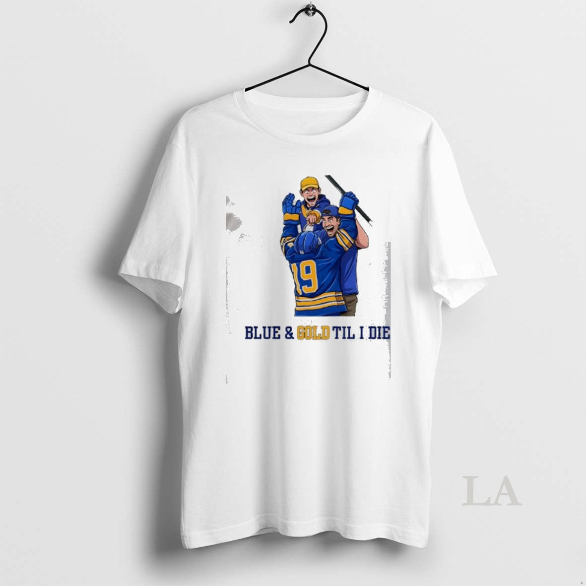 Original Blue And Gold Til I Die Hockey Fans Goal Celebration