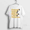 Original Boston Bruins Hockey Team Pastrnak Geekie Zacha Mcavoy Lohrei Swayman