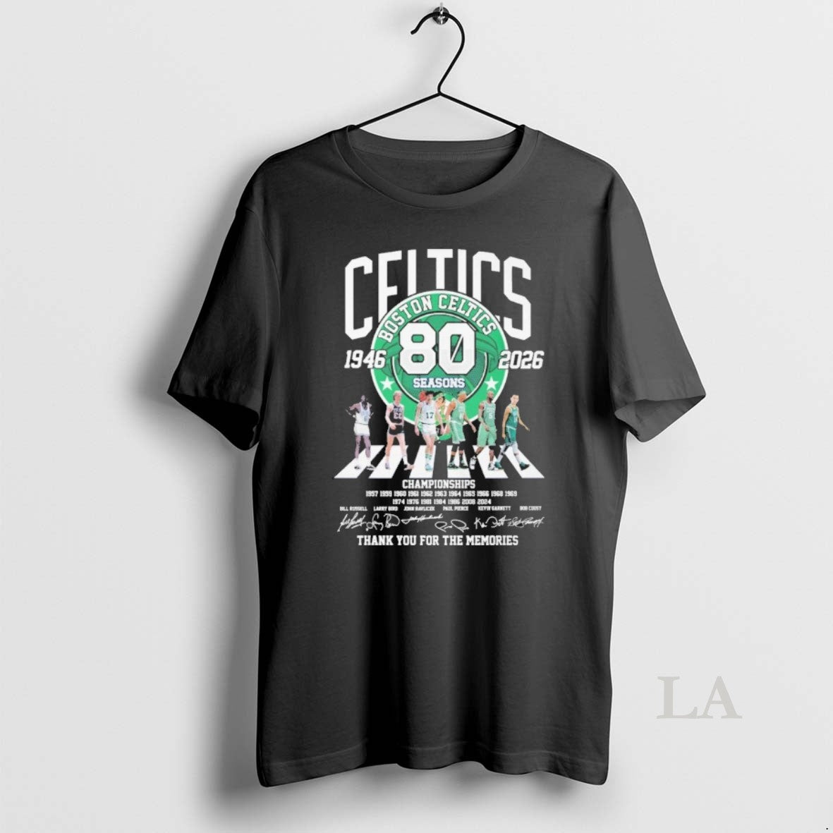Original Boston Celtics 1946 2026 Championship Abbey Road Thank You For The Memories Signatures