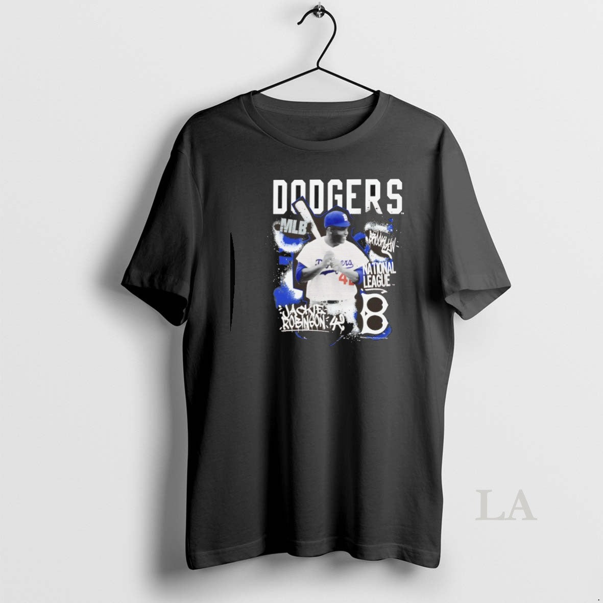 Original Brooklyn Dodgers Jackie Robinson Player Graphic Art