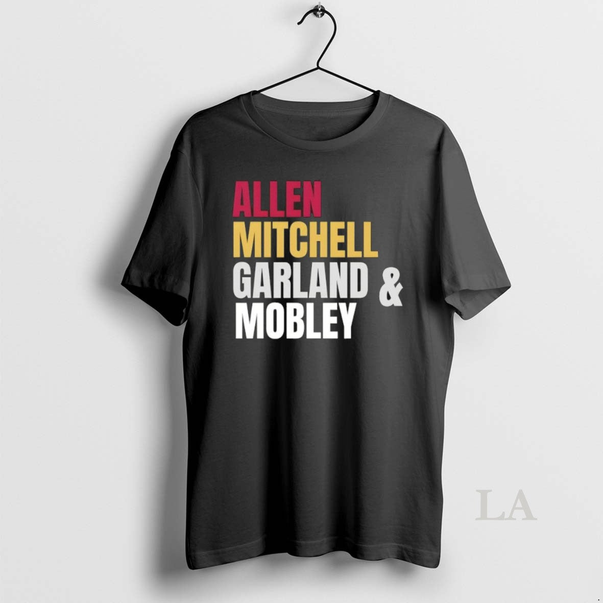 Original Cleveland Cavaliers Basketball Starting Four Allen Mitchell Garland And Mobley