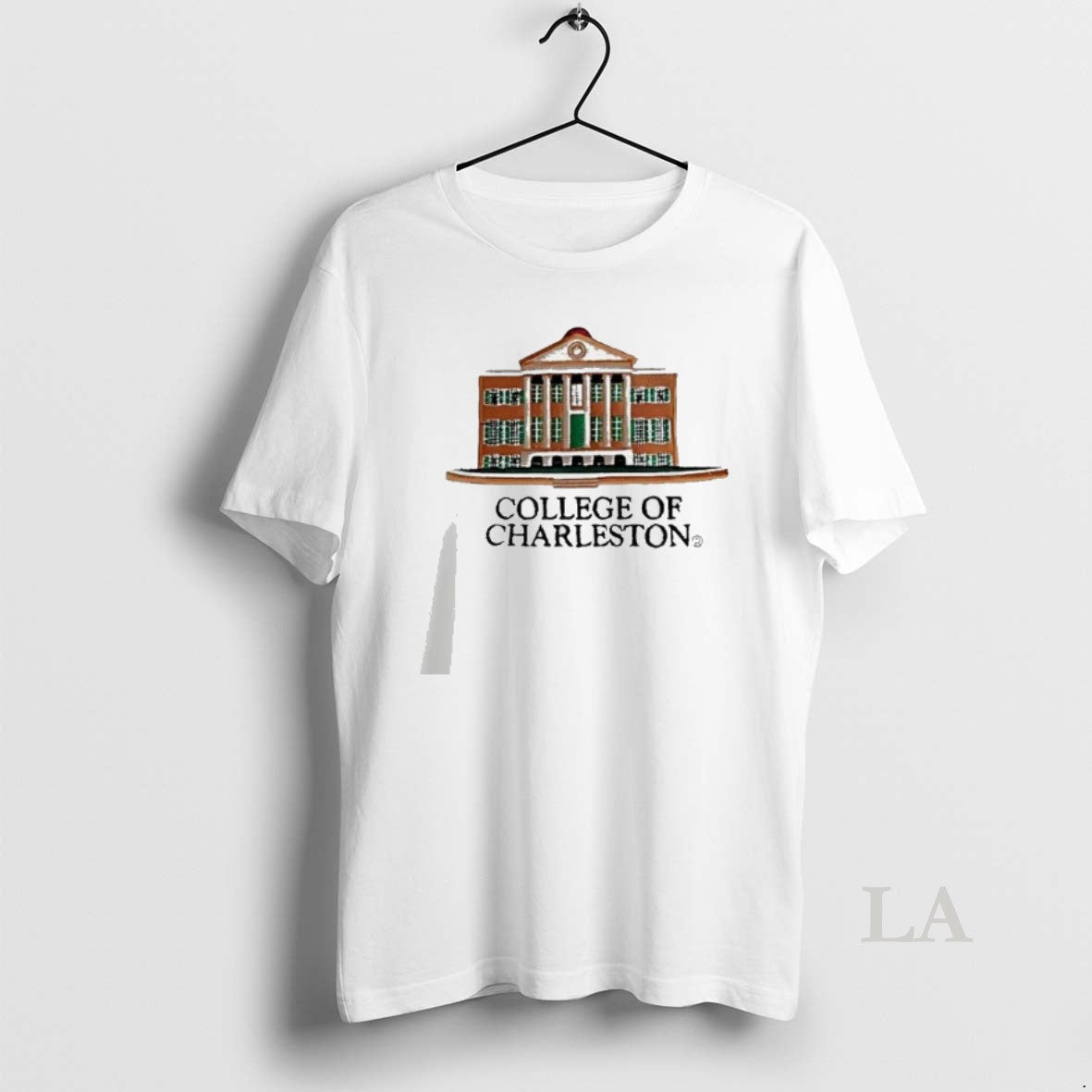 Original College Of Charleston Randolph Hall Building Graphic