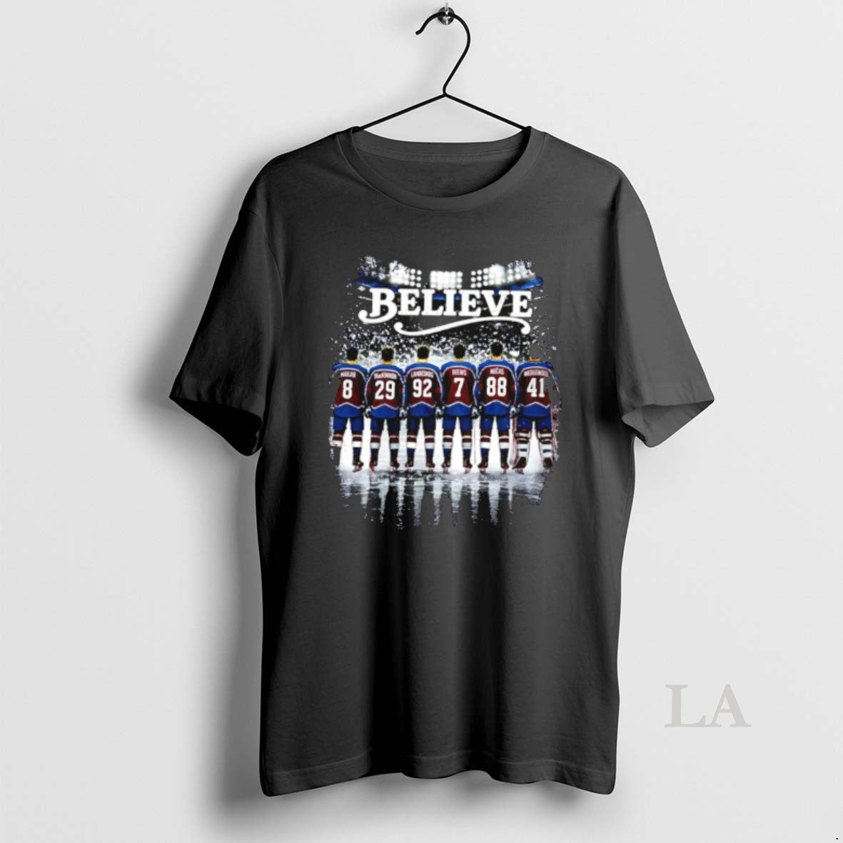 Original Colorado Avalanche Believe Hockey Players Stadium