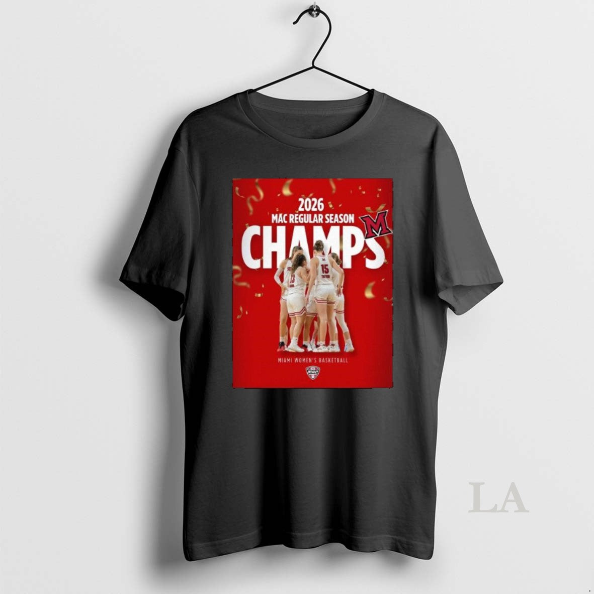 Original Congrats Miami Redhawks Womens Basketball 2026 Mac Regular Season Champions Long Sleve