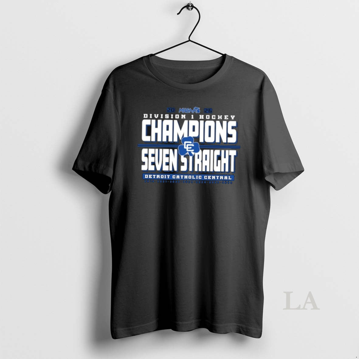 Original Detroit Catholic Central 2026 Mhsaa Division 1 Hockey Seven Straight Champions