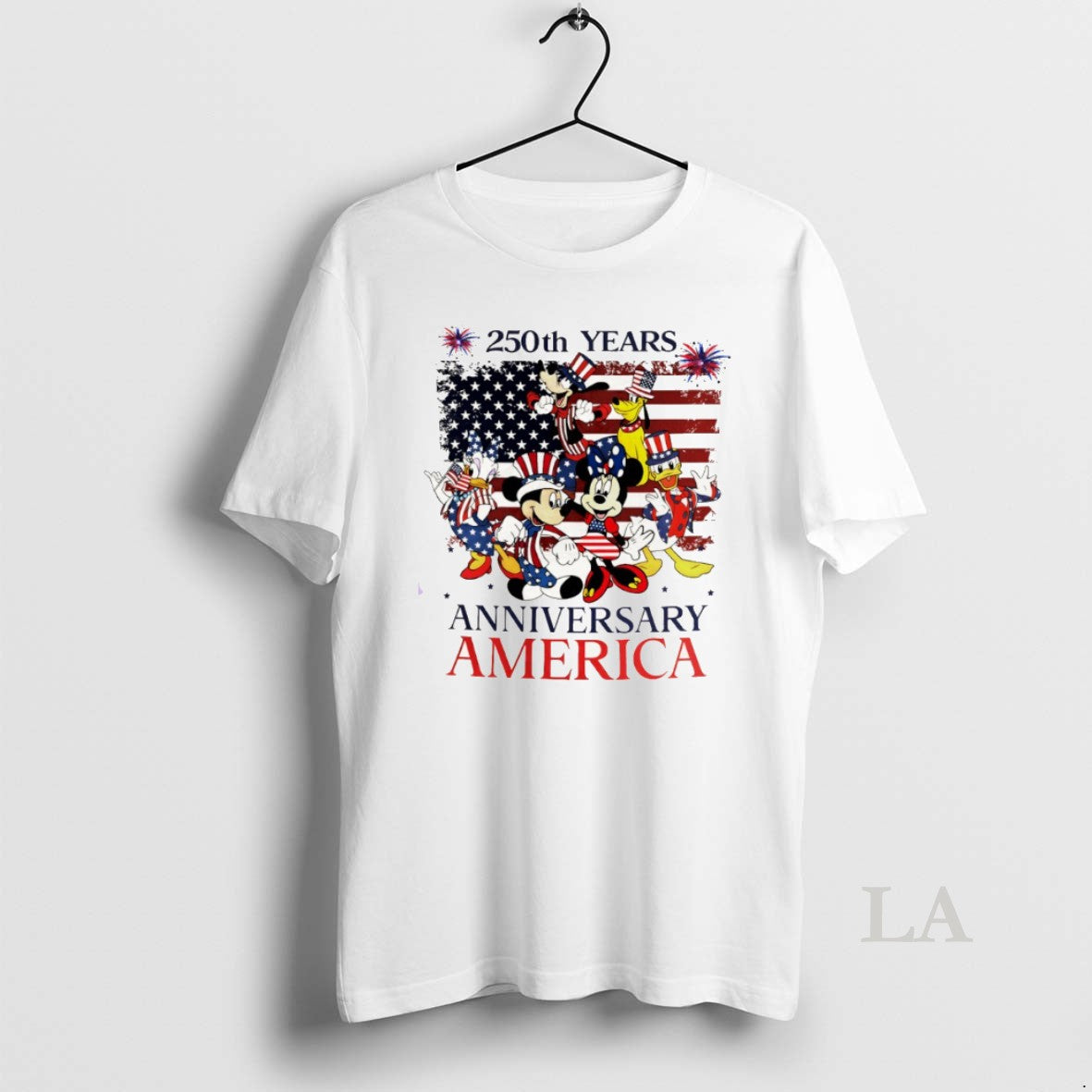 Original Disney Mickey And Friends Celebrate 250 Years 4th July Independence Day