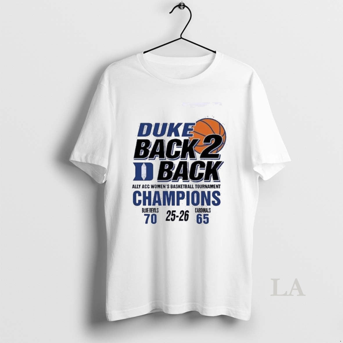 Original Duke Womens Basketball Back 2 Back Acc Champions