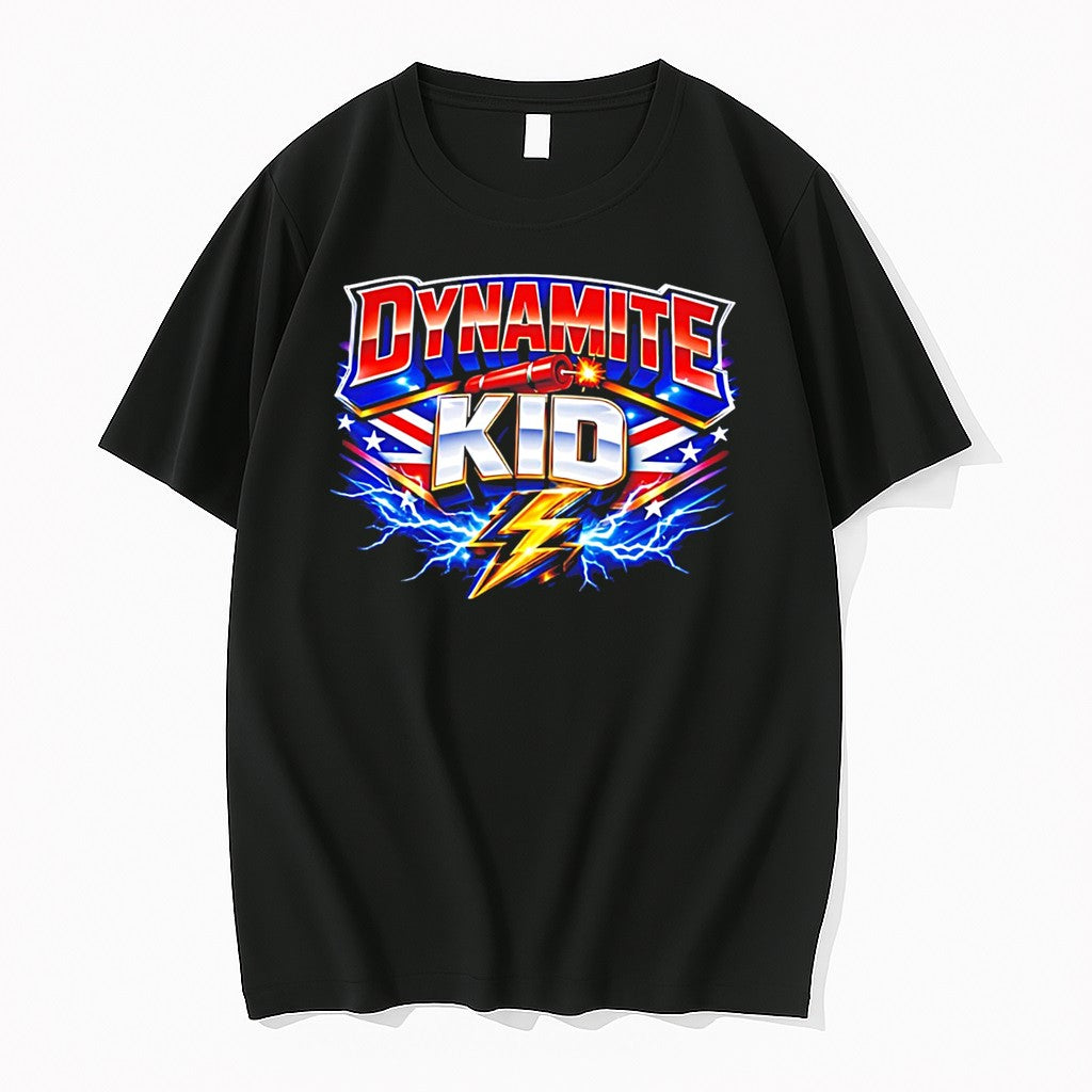 Original Dynamite Kid Logo Graphic Tee Tshirts Jpg