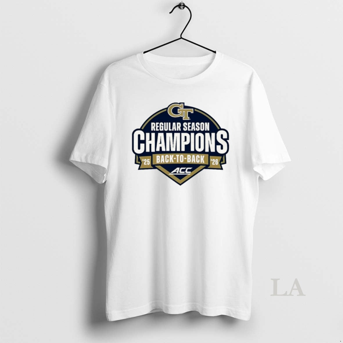 Original Georgia Tech Yellow Jackets Baseball Acc Regular Season Champions 2026 Back To Back