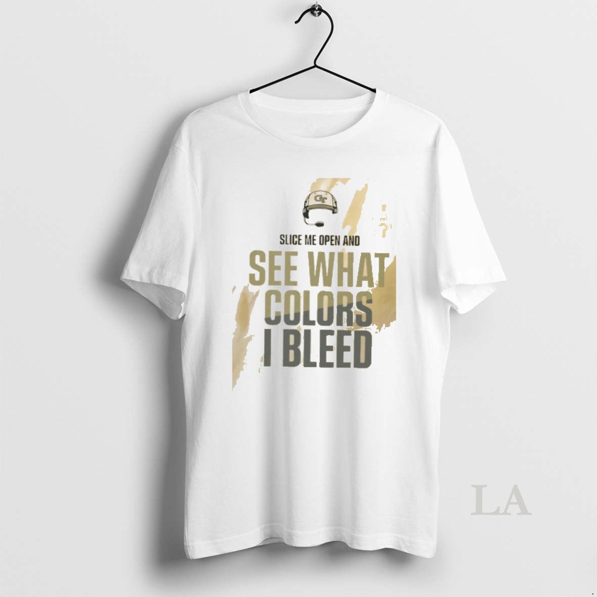 Original Georgia Tech Yellow Jackets Slice Me Open And See What Colors I Bleed