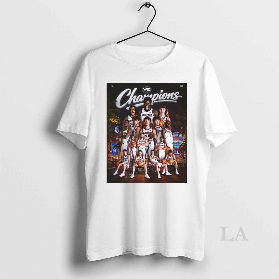 Original Gonzaga Bulldogs Mens Basketball 2026 Ncaa Di West Coast Conference Wcc Champions