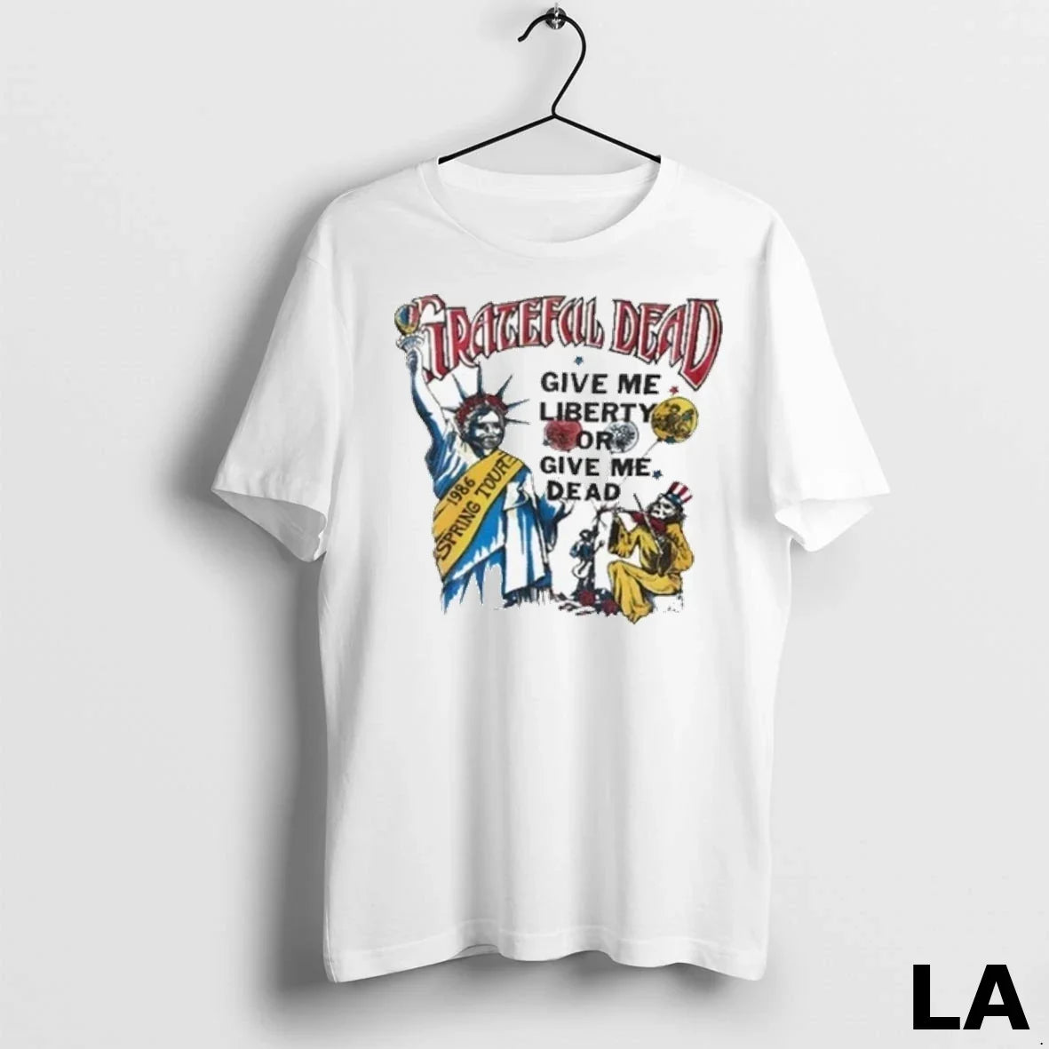 Original Grateful Dead 1986 Spring Tour Give Me Liberty Or Give Me Dead Lot