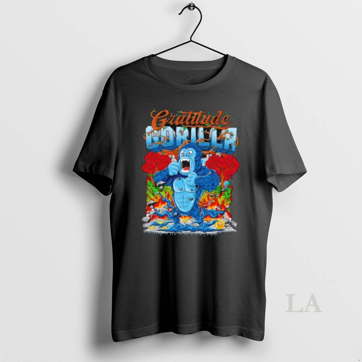 Original Gratitude Gorilla Character Graphic